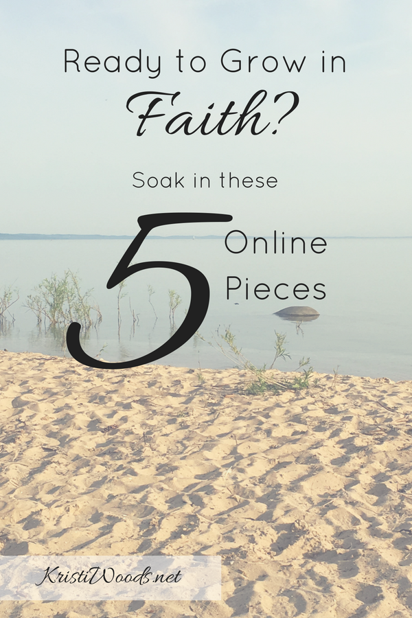 Ready to Grow in Faith?  Soak in these 5 Summer Online Pieces