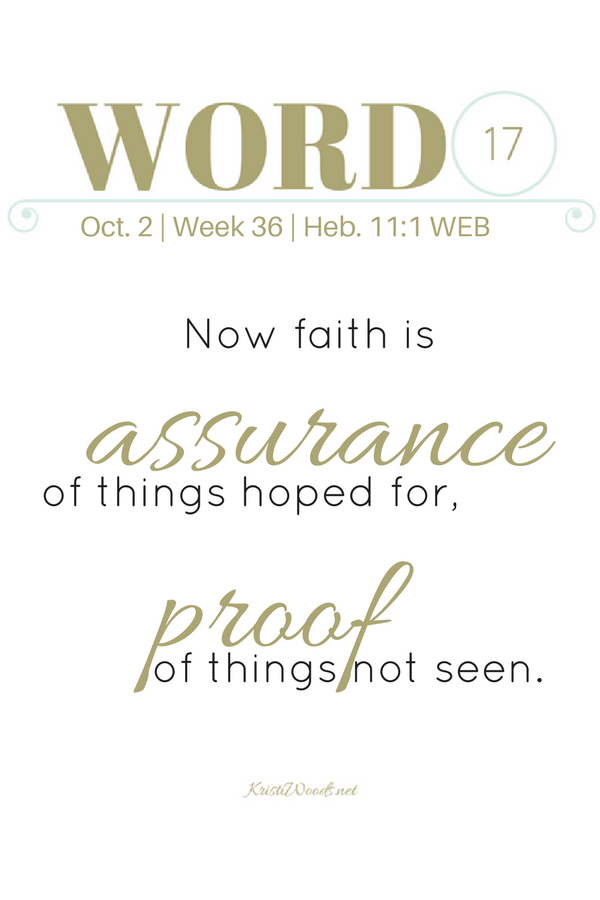 Our New Memory Verse is HERE! WORD17, Week 36