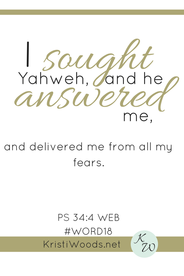 Does God Answer? Check Out This #WORD18 Verse for More