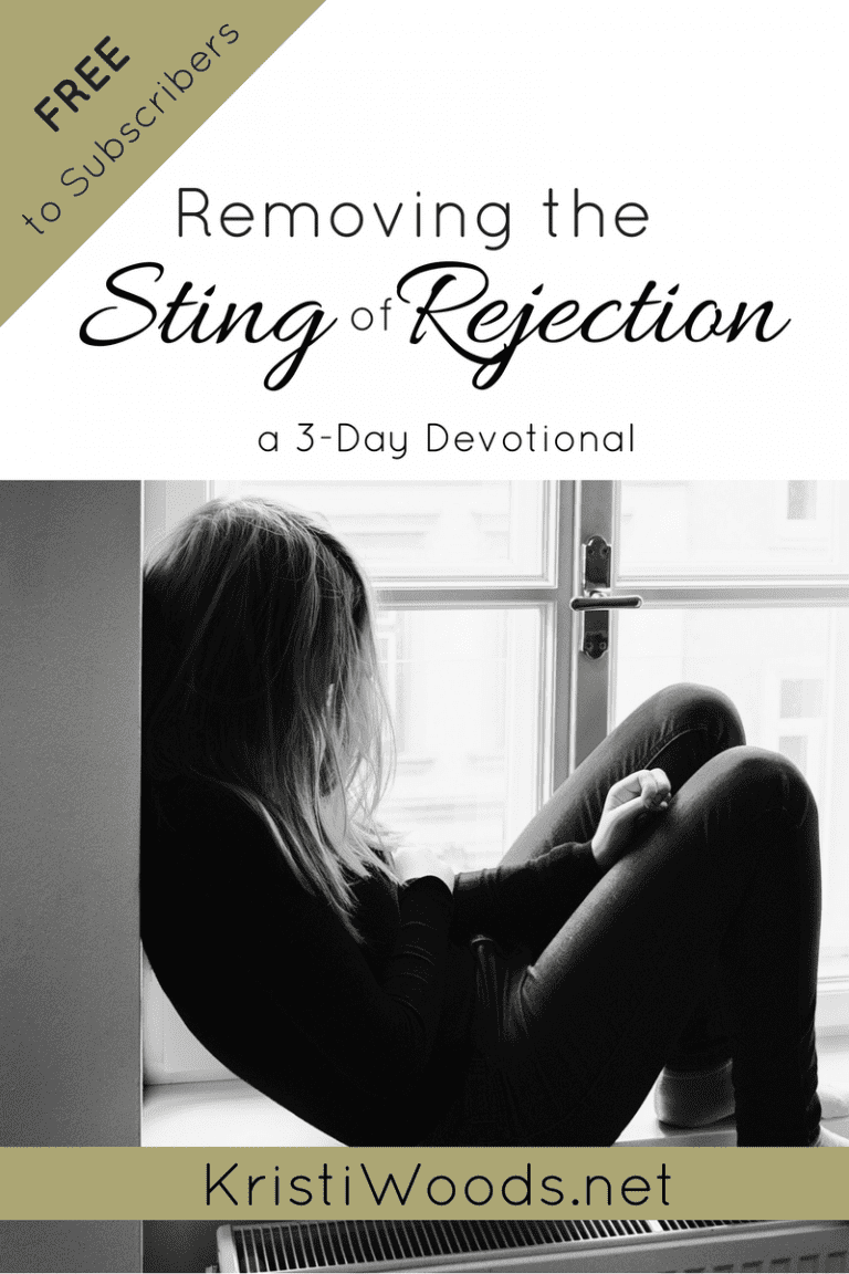 Wounded by Rejection? Grab Your Free 3-Day Devotional Now