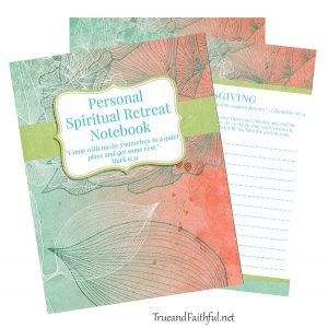 Personal Spiritual Retreat Notebook 