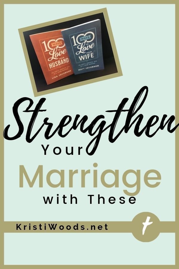 Two Christian Marriage books in upper left corner with blog post title
