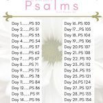 30 MORE Days in Psalms Bible Reading Plan