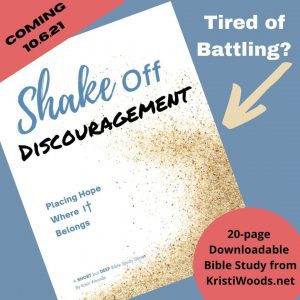 Front page of Shake Off Discouragement Bible Study