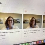 Picture of woman on a Bible study video