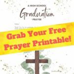 Free high school graduation prayer printable