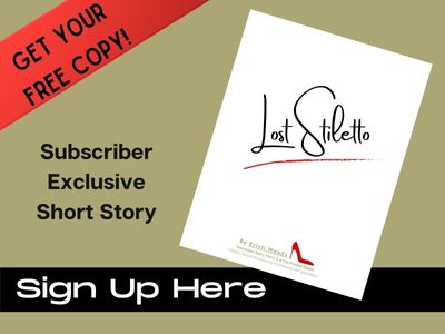 Lost Stiletto short story cover and sign up graphic