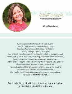 Kristi Woods Christian Speaker Bio Sheet and Headshot