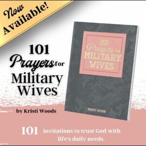 Book Cover and Release Announcement for 101 Prayers for Military Wives