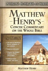 Book cover of Matthew Henry's commentary of the whole Bible