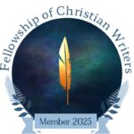 Feather (quill) with Fellowship of Christian Writers around it