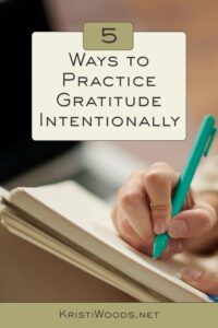 Person writing in a journal